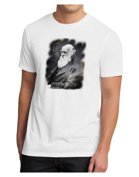 Charles Darwin In Space Men's Sublimate Tee by TooLoud-TooLoud-White-Small-Davson Sales