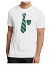 TooLoud Wizard Tie Green and Silver Men's Sublimate Tee-TooLoud-White-Small-Davson Sales