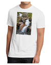 Colorado Waterfall Scene Text Men's Sublimate Tee-TooLoud-White-Small-Davson Sales