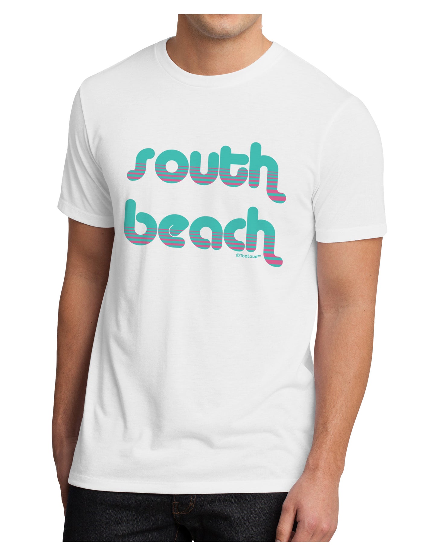 South Beach Color Scheme Design Men's Sublimate Tee by TooLoud-TooLoud-White-Small-Davson Sales
