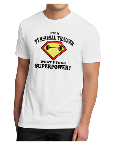 Personal Trainer - Superpower Men's Sublimate Tee-TooLoud-White-Small-Davson Sales