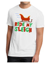 Ride My Sleigh Color Men's Sublimate Tee-TooLoud-White-Small-Davson Sales