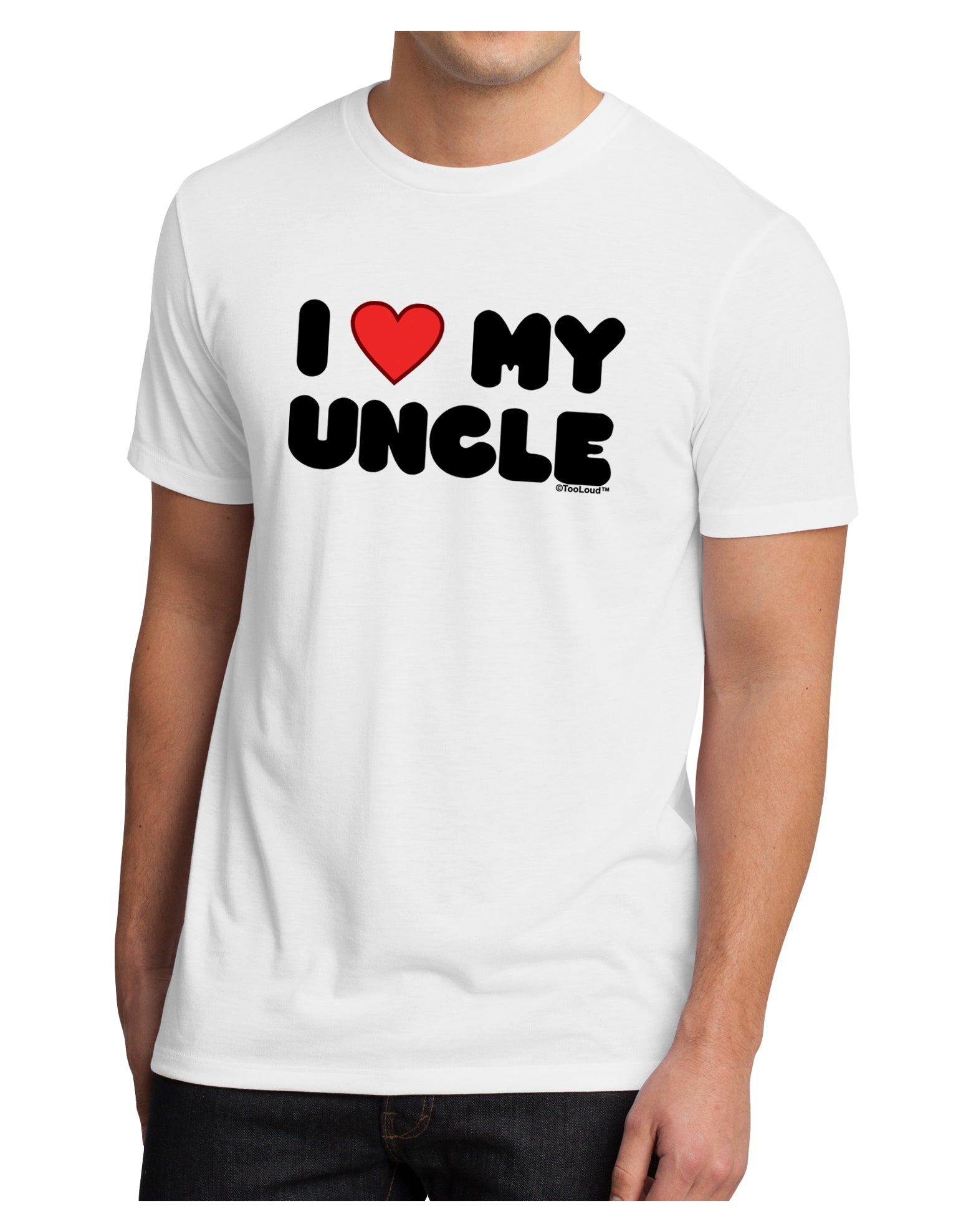 I Heart My Uncle Men's Sublimate Tee by TooLoud-TooLoud-White-Small-Davson Sales