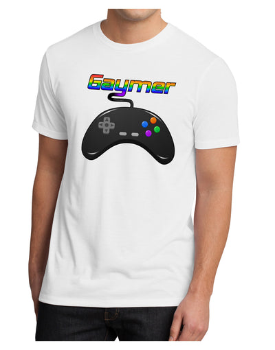 Gaymer Color Men's Sublimate Tee-TooLoud-White-Small-Davson Sales