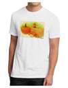 Fall Pumpkin Scene Men's Sublimate Tee-TooLoud-White-Small-Davson Sales