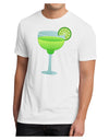 Green Margarita with Lime - Cinco de Mayo Men's Sublimate Tee by TooLoud-TooLoud-White-Small-Davson Sales