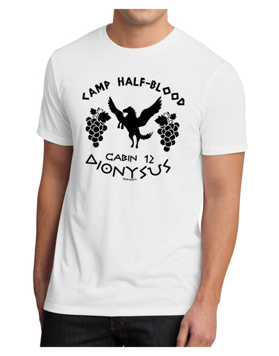 Camp Half Blood Cabin 12 Dionysus Men's Sublimate Tee by-TooLoud-White-Small-Davson Sales