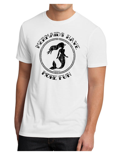 Mermaids Have More Fun - Distressed Men's Sublimate Tee-TooLoud-White-Small-Davson Sales