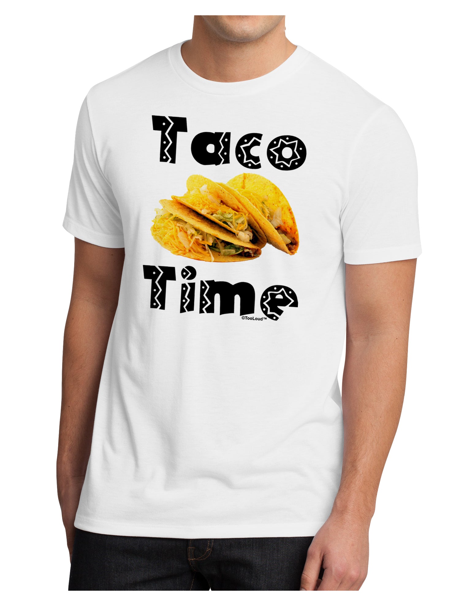Taco Time - Mexican Food Design Men's Sublimate Tee by TooLoud-TooLoud-White-Small-Davson Sales