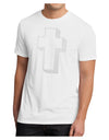 Simple Cross Design Glitter - White Men's Sublimate Tee by TooLoud-TooLoud-White-Small-Davson Sales