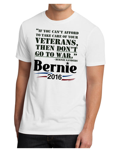 Bernie on Veterans and War Men's Sublimate Tee-TooLoud-White-Small-Davson Sales