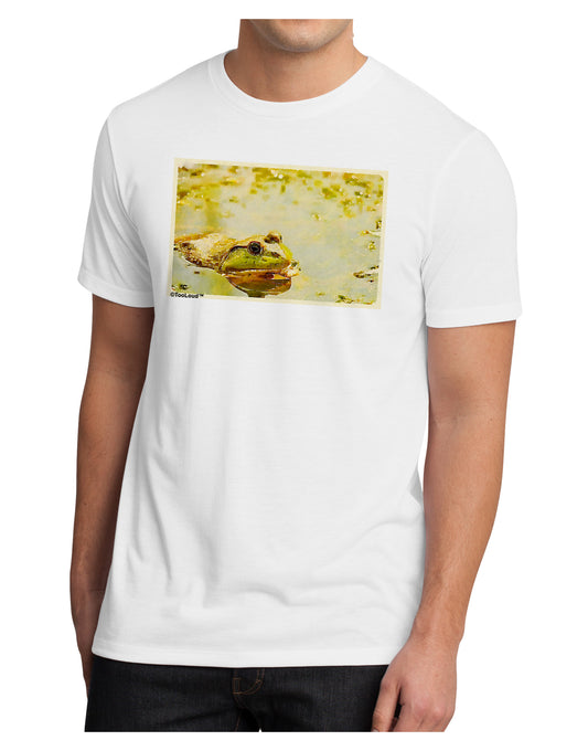 Bullfrog In Watercolor Men's Sublimate Tee by TooLoud-TooLoud-White-Small-Davson Sales