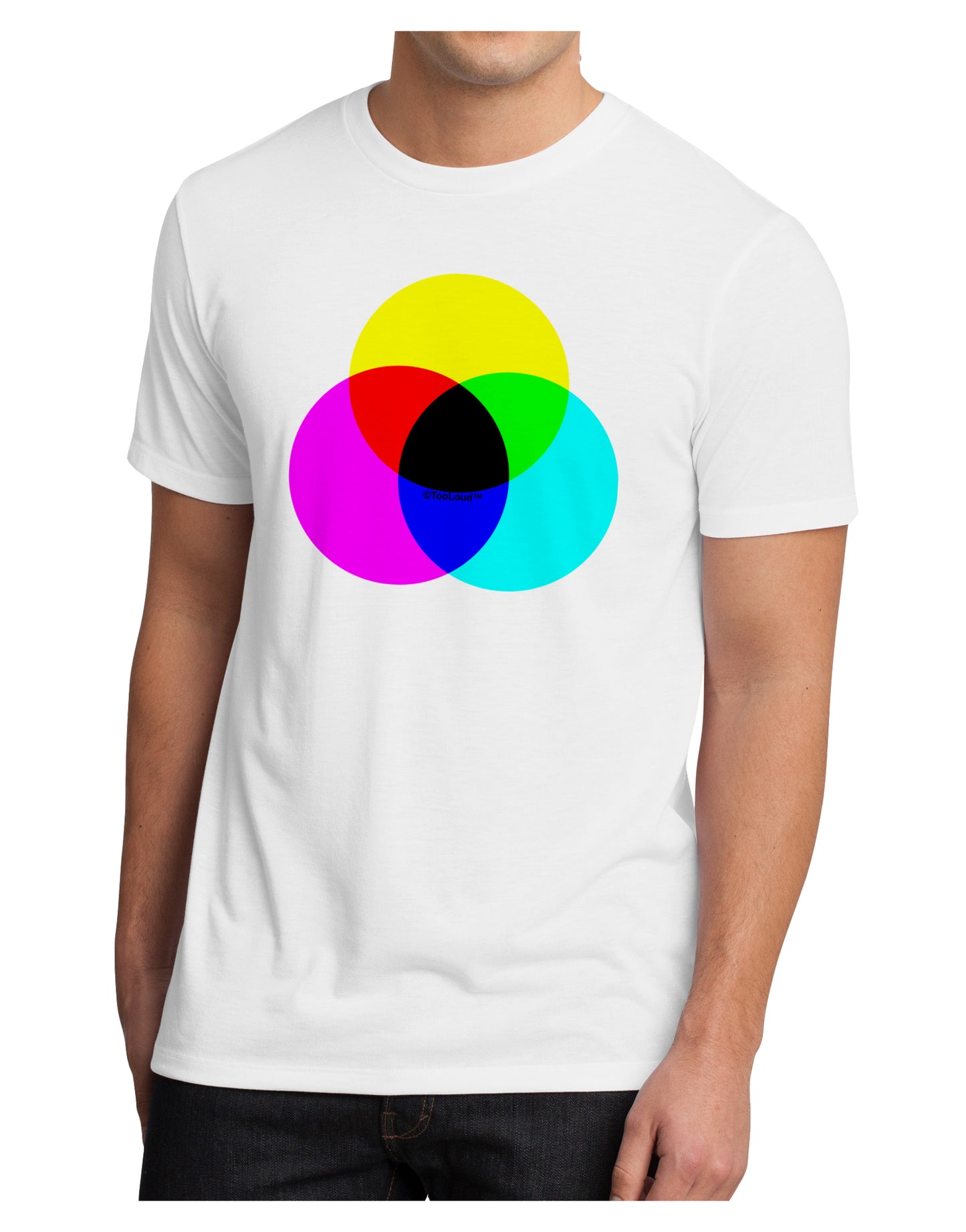 CMYK Color Model Men's Sublimate Tee by TooLoud-TooLoud-White-Small-Davson Sales