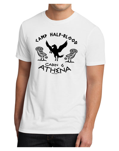 Camp Half Blood Cabin 6 Athena Men's Sublimate Tee by-TooLoud-White-Small-Davson Sales