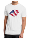 American Flag Lipstick Men's Sublimate Tee-TooLoud-White-Small-Davson Sales