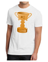 Number One Dad Trophy Men's Sublimate Tee-TooLoud-White-Small-Davson Sales