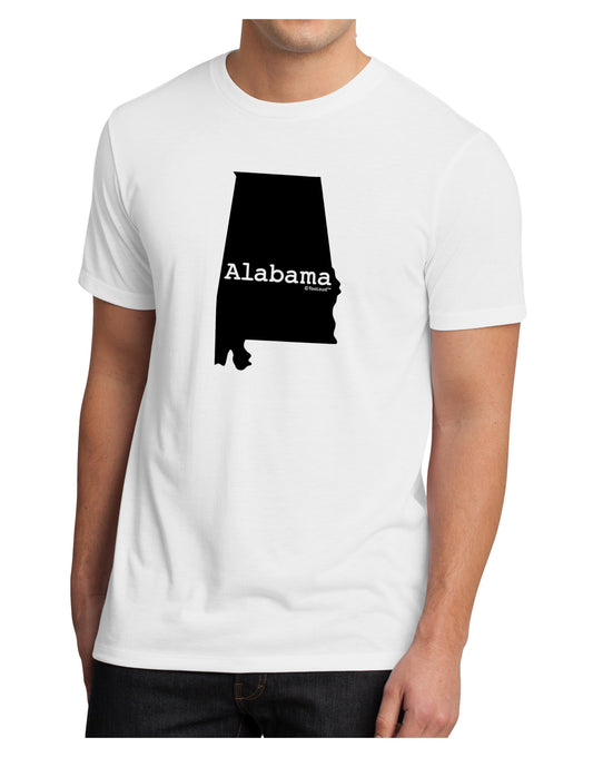 Alabama - United States Shape Men's Sublimate Tee by TooLoud-TooLoud-White-Small-Davson Sales