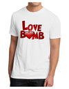 Love Bomb Text Men's Sublimate Tee-TooLoud-White-Small-Davson Sales