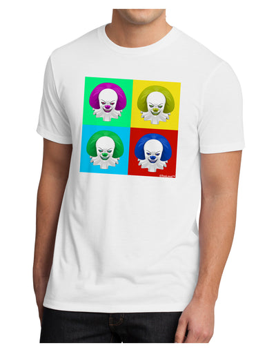 Clown Face Pop Art 2 Men's Sublimate Tee-TooLoud-White-Small-Davson Sales