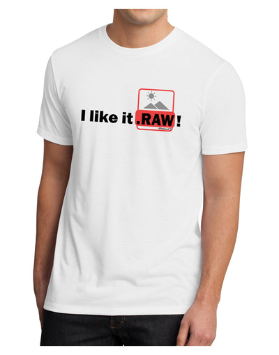 I Like It RAW Men's Sublimate Tee-TooLoud-White-Small-Davson Sales