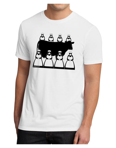 Eight Maids A Milking Men's Sublimate Tee-TooLoud-White-Small-Davson Sales