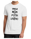 Uncle The Man The Myth The Legend Men's Sublimate Tee by TooLoud-Clothing-TooLoud-White-Small-Davson Sales