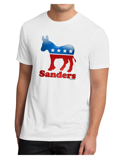 Sanders Bubble Symbol Men's Sublimate Tee-TooLoud-White-Small-Davson Sales