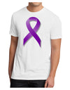 Epilepsy Awareness Ribbon - Purple Men's Sublimate Tee-TooLoud-White-Small-Davson Sales