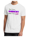 Yes I am a Chemist Girl Men's Sublimate Tee-TooLoud-White-Small-Davson Sales