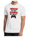 Nurse By Day Gamer By Night Men's Sublimate Tee-TooLoud-White-Small-Davson Sales