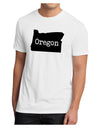 Oregon - United States Shape Men's Sublimate Tee by TooLoud-TooLoud-White-Small-Davson Sales