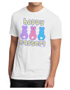 Three Easter Bunnies - Hoppy Easter Men's Sublimate Tee by TooLoud-TooLoud-White-Small-Davson Sales