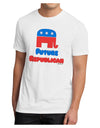 Future Republican Men's Sublimate Tee-TooLoud-White-Small-Davson Sales