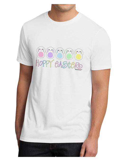 Cute Pastel Bunnies - Hoppy Easter Men's Sublimate Tee by TooLoud-TooLoud-White-Small-Davson Sales