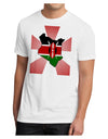Kenya Flag Design Men's Sublimate Tee-TooLoud-White-Small-Davson Sales