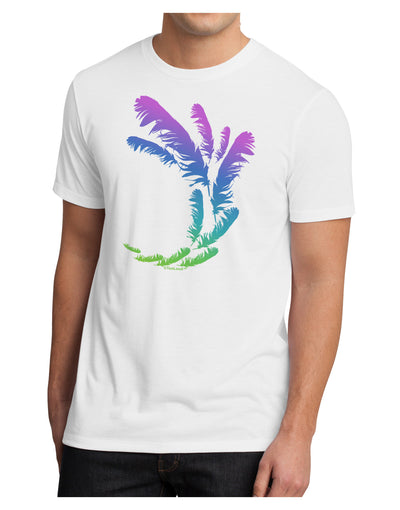 Tropical Feathers Men's Sublimate Tee-TooLoud-White-Small-Davson Sales