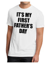 It's My First Father's Day Men's Sublimate Tee-TooLoud-White-Small-Davson Sales