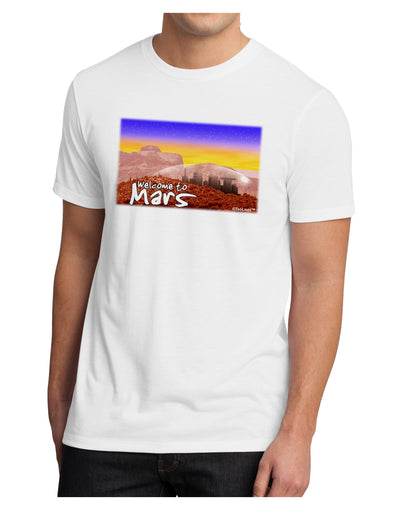 Welcome to Mars Men's Sublimate Tee-TooLoud-White-Small-Davson Sales