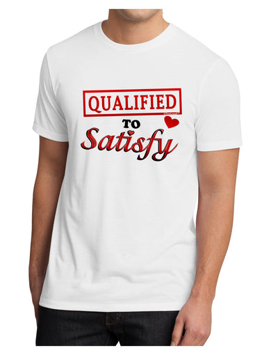 Qualified To Satisfy Men's Sublimate Tee-TooLoud-White-Small-Davson Sales