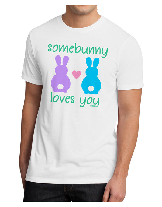 Somebunny Loves You Men's Sublimate Tee by TooLoud-TooLoud-White-Small-Davson Sales