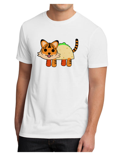 Cute Taco Tiger Men's Sublimate Tee-TooLoud-White-Small-Davson Sales