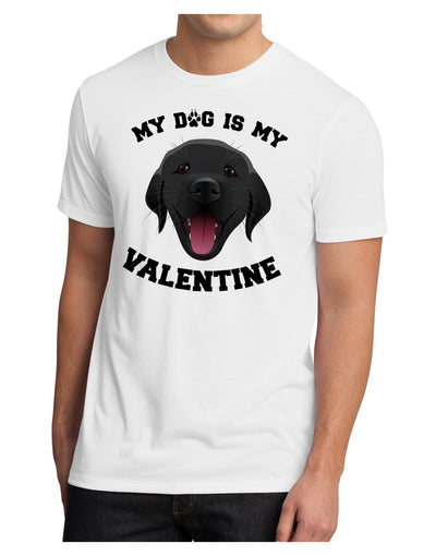 My Dog is my Valentine Black Men's Sublimate Tee-TooLoud-White-Small-Davson Sales