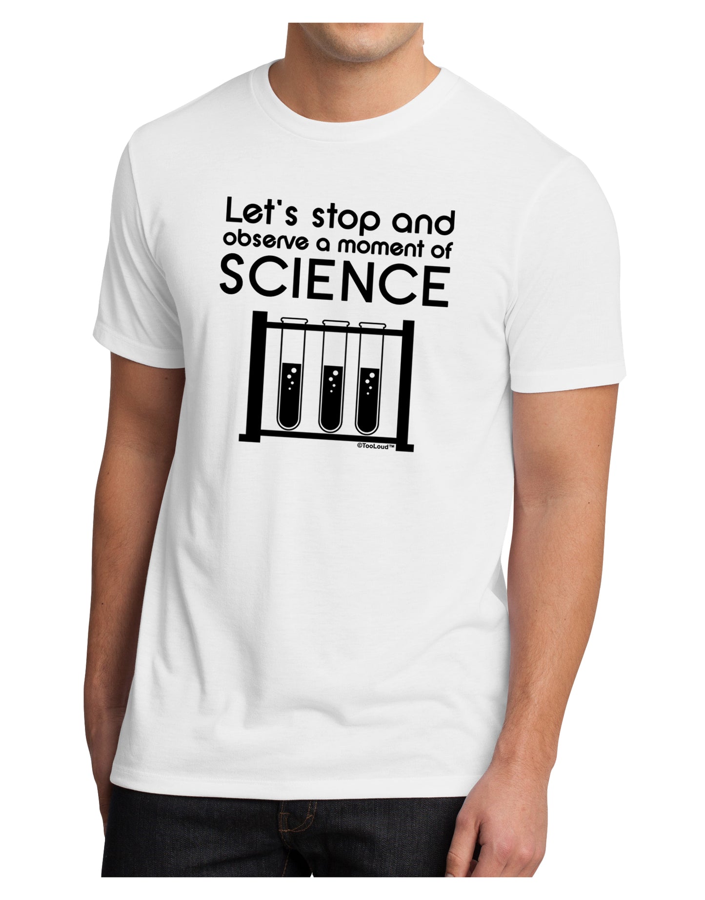Moment of Science Men's Sublimate Tee by TooLoud-TooLoud-White-Small-Davson Sales