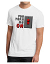 You Turn Me On Switch Men's Sublimate Tee-TooLoud-White-Small-Davson Sales