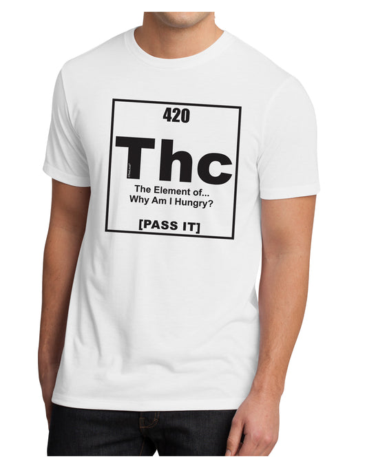 420 Element THC Funny Stoner Men's Sublimate Tee by TooLoud-TooLoud-White-Small-Davson Sales