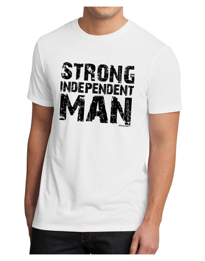 Strong Independent Man Men's Sublimate Tee-TooLoud-White-Small-Davson Sales