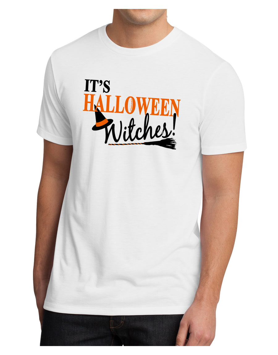 It's Halloween Witches Hat Men's Sublimate Tee-TooLoud-White-Small-Davson Sales