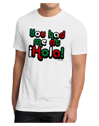 You Had Me at Hola - Mexican Flag Colors Men's Sublimate Tee by TooLoud-TooLoud-White-Small-Davson Sales