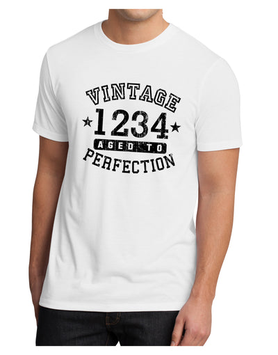 Personalized Vintage Birth Year Distressed Men's Sublimate Tee by TooLoud-Clothing-TooLoud-White-Small-Davson Sales
