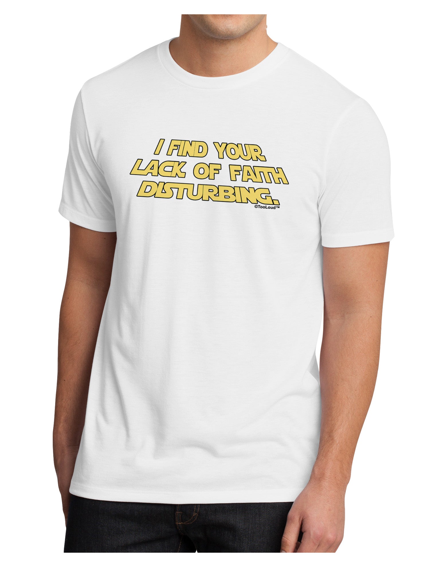 Lack of Faith Men's Sublimate Tee-TooLoud-White-Small-Davson Sales